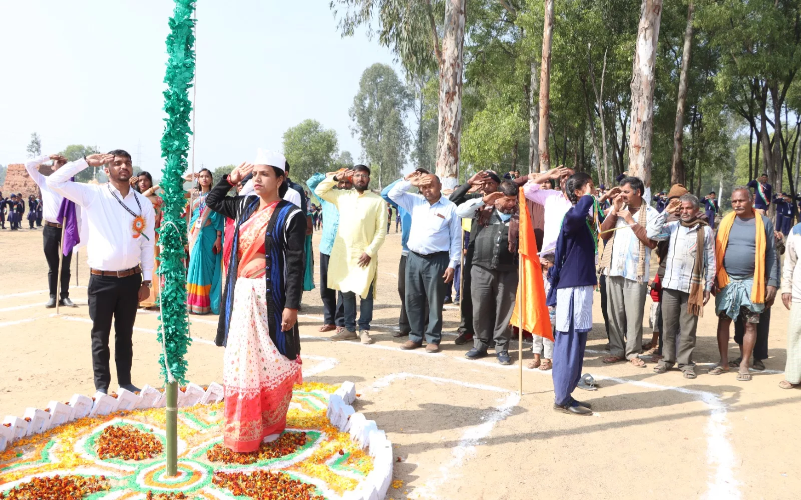 ज्वाला पब्लिक स्कूल में मना गणतंत्र दिवस समारोह, बेस्ड शिक्षकों को मिला सम्मान